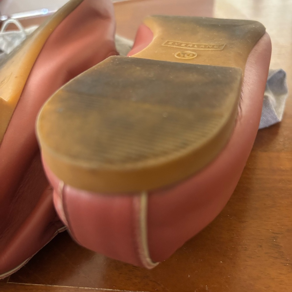 Everlane The Day Loafer Leather Dark Rose Pink Made in Italy - Size 10 - Picture 13 of 14